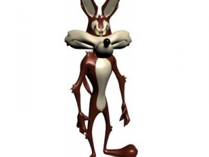 wile e coyote 3d 3D मॉडल