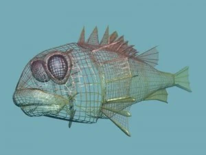 rascasse  lion fish 3d 3D Model