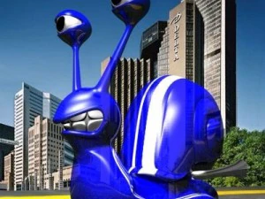 caracol gordini Modelo 3D