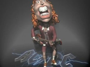 앵거스 젊은 3d 캐릭터 툰 3D 모델