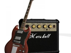 angus young 3d character toon 3D Model
