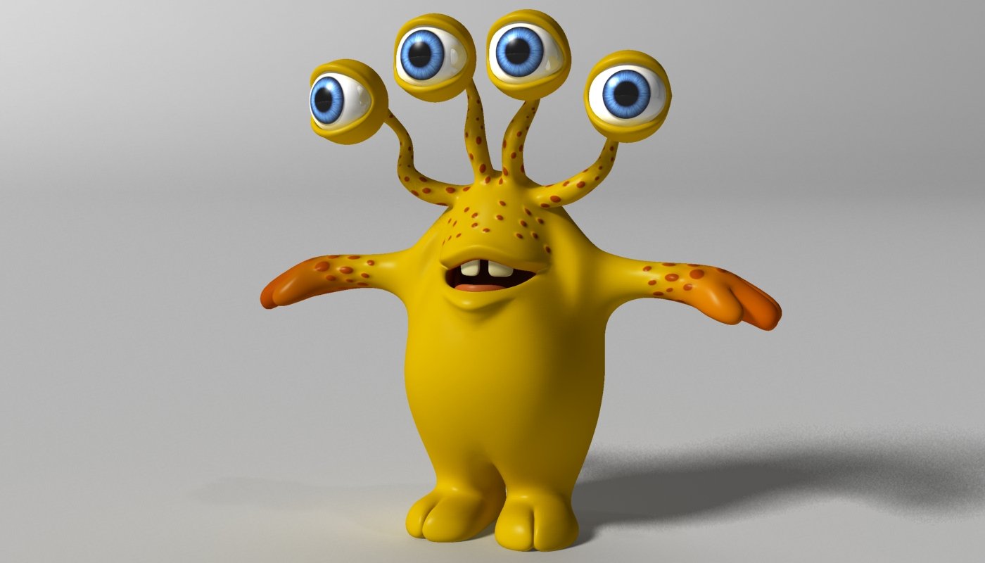 Monster Jumbo Josh 3D Model in Cartoon 3DExport