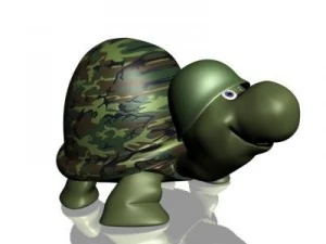 3 tartarugas toon 3d Modelo 3D