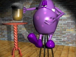 al monster cartoon character 3D Model