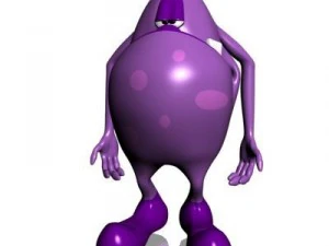 al monster cartoon character 3D Model