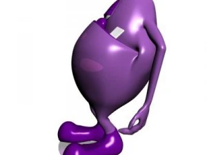al monster cartoon character 3D Model