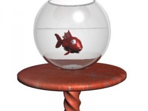 goldfish cartoon 3d Modelo 3D