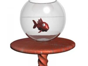 goldfish cartoon 3d 3D Model