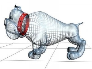 crazy dog carton 3D Model