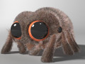 Cartoon Spider Rigged 3D-Modell
