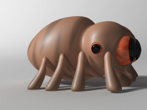 cartoon spider rigged 3D Model