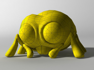 cartoon spider rigged 3D Model