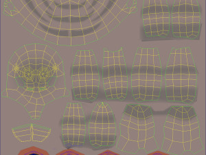 cartoon spider rigged 3D Model