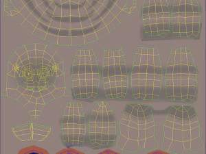 cartoon spider rigged 3D Model