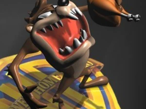 taz tasmanian devil rigged 3D Model