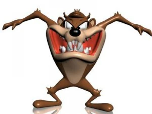 taz tasmanian devil rigged 3D Model
