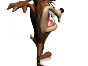 taz tasmanian devil rigged 3D Модель