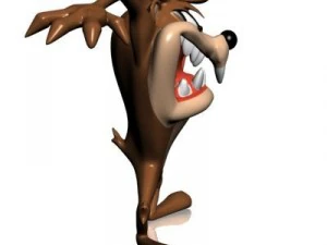 taz tasmanian devil rigged 3D Model