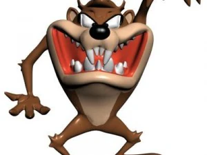 taz tasmanian devil rigged 3D Model