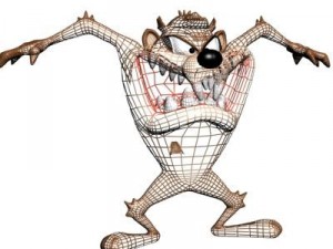 taz tasmanian devil rigged 3D Модель