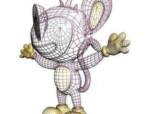 pokemon like monkey rigged Model 3D