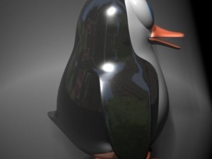 penguin cartoon rigged 3D 모델