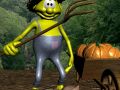 farmer cartoon rigged Modelo 3D