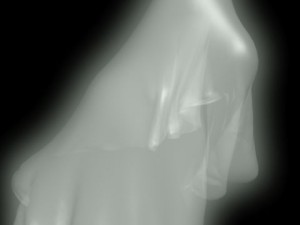 cartoon ghost rigged 3D Model