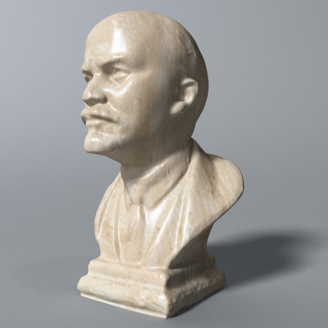 vladimir lenin bust 3Dモデル .c4d .max .obj .3ds .fbx .stl .blend 