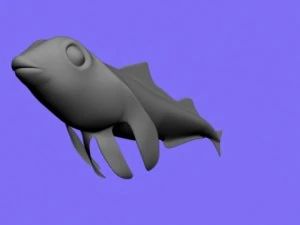 tripterygion fish rigged 3D Model