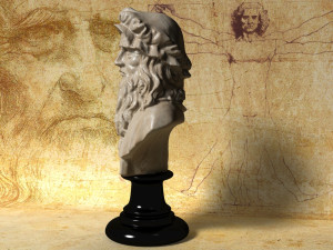 leonardo da vinci bust 3D 모델