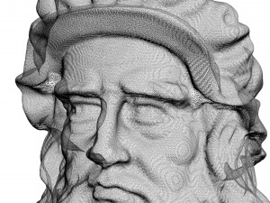 leonardo da vinci bust 3D 모델