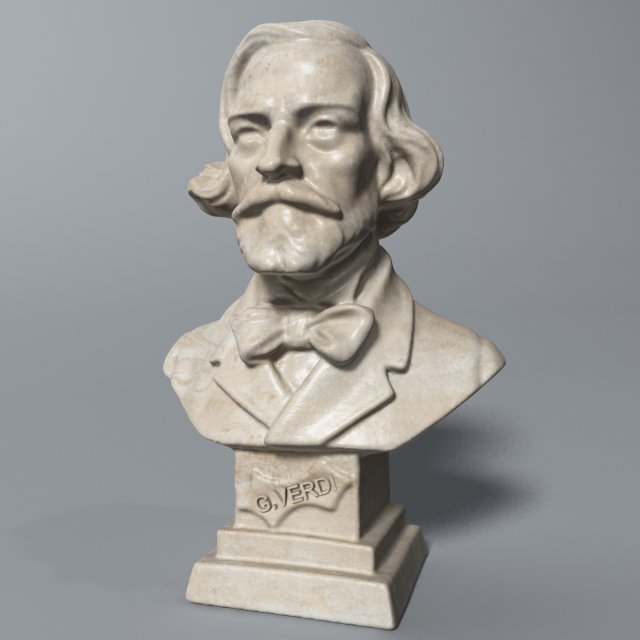 verdi bust Model 3D .c4d .max .obj .3ds .fbx .stl .blend