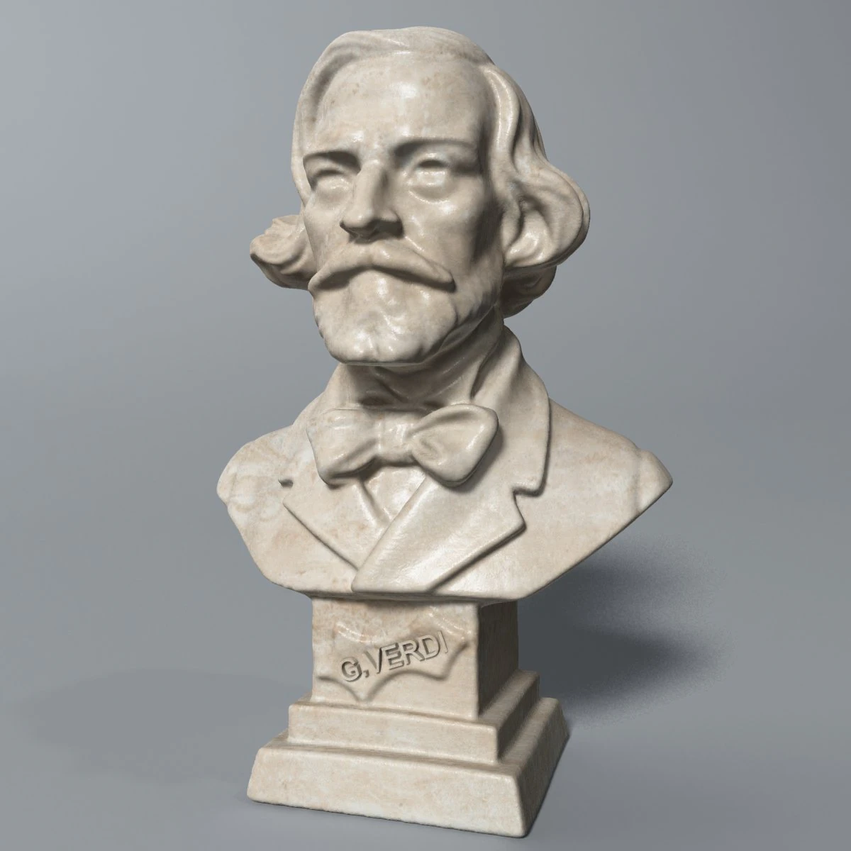 verdi bust 3D Model .c4d .max .obj .3ds .fbx .stl .blend 