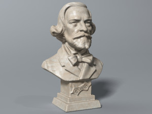 verdi bust Model 3D