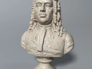 ヘンデル胸像 3Dモデル