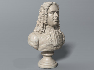 handel bust 3D Модель