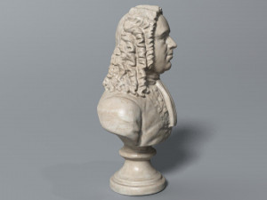 handel bust 3D Модель