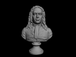 handel bust 3D Модель