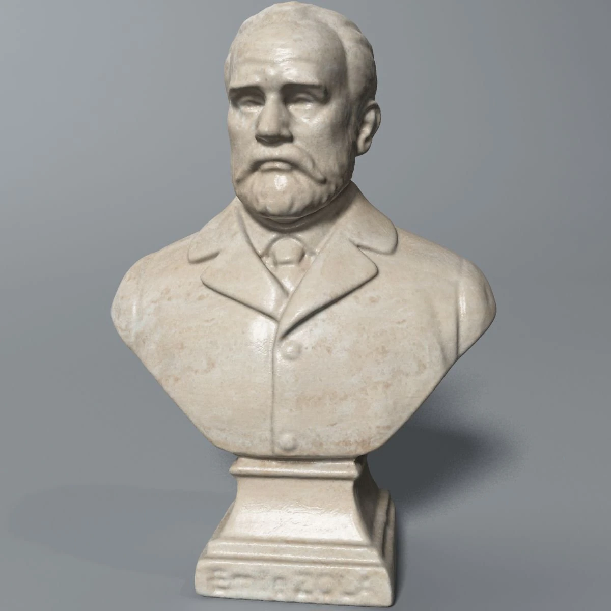 zola bust 3D Model .c4d .max .obj .3ds .fbx .stl .blend 