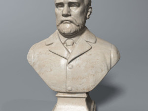 zola bust Modelo 3D
