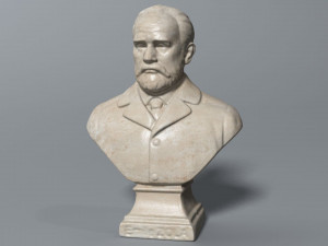 zola bust 3D 모델