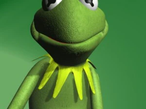 Kermit żaba sfałszowany Model 3D