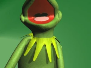 kermit the frog rigged 3D Model