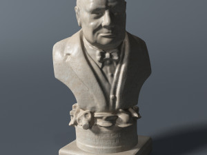 winston churchill bust Modelo 3D