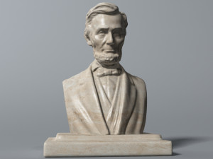 abraham lincoln bust Modelo 3D