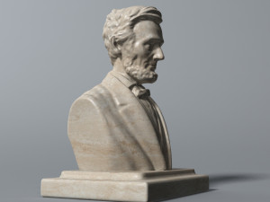 abraham lincoln bust Modelo 3D