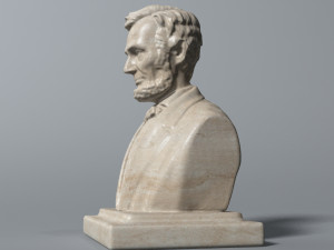 abraham lincoln bust Modelo 3D