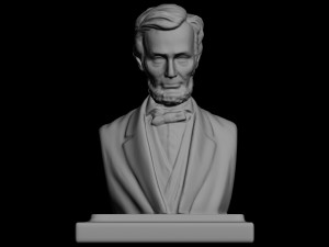 abraham lincoln bust Modelo 3D
