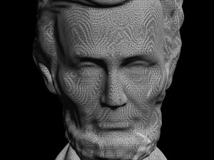 abraham lincoln bust Modelo 3D